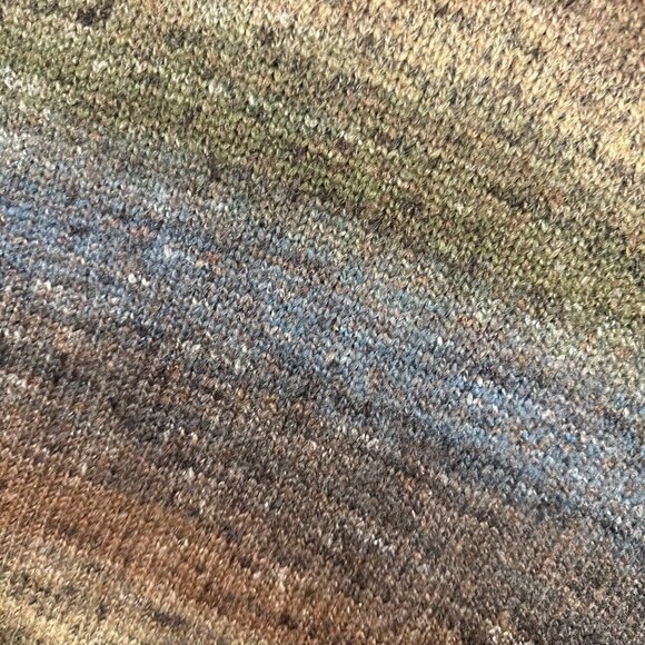 Dressbarn XL Womens Cowl Neck Sweater Dress Multicolor Fall Earth Tones Neutral - Picture 9 of 11